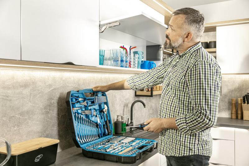 Hoegert Toolkit 131 stuks. 1/2" 3/8" 1/4" 1208959735