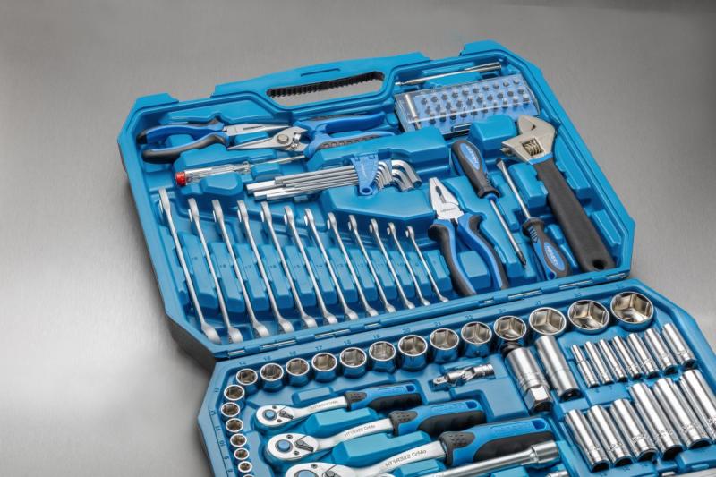 Hoegert Toolkit 131 stuks. 1/2" 3/8" 1/4" 1208959735