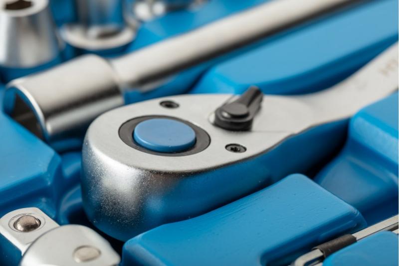 Hoegert Gereedschapsset 144 stuks tweekleurige koffer 1208959736