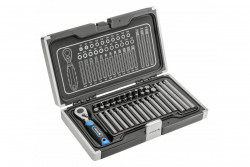 Hoegert 37-delige schroevendraaierbits set met ratelhandvat 1208959746