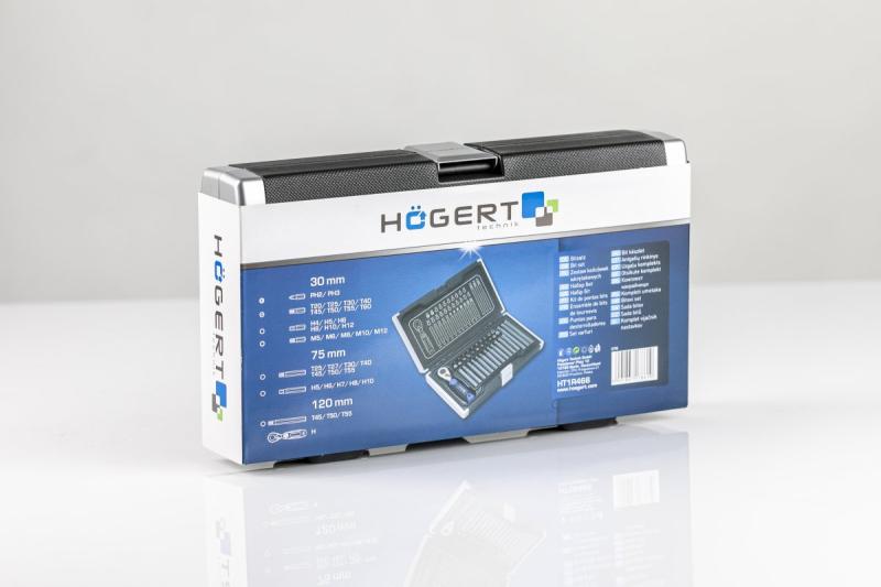Hoegert 37-delige schroevendraaierbits set met ratelhandvat 1208959746