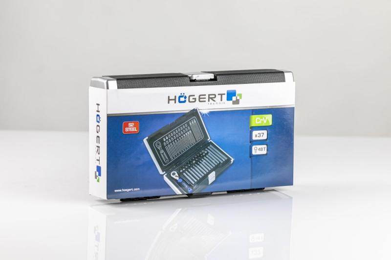 Hoegert 37-delige schroevendraaierbits set met ratelhandvat 1208959746