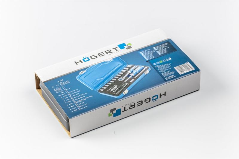 Hoegert Gereedschapsset 53 stuks CrV stalen ratelhandvat 72 T 1208959750