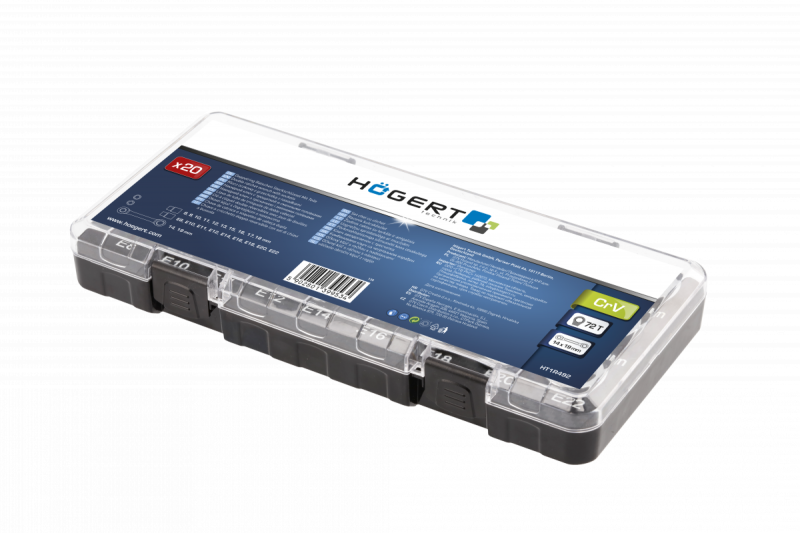 Hoegert Ratelring sleutel met doppen 1208959754