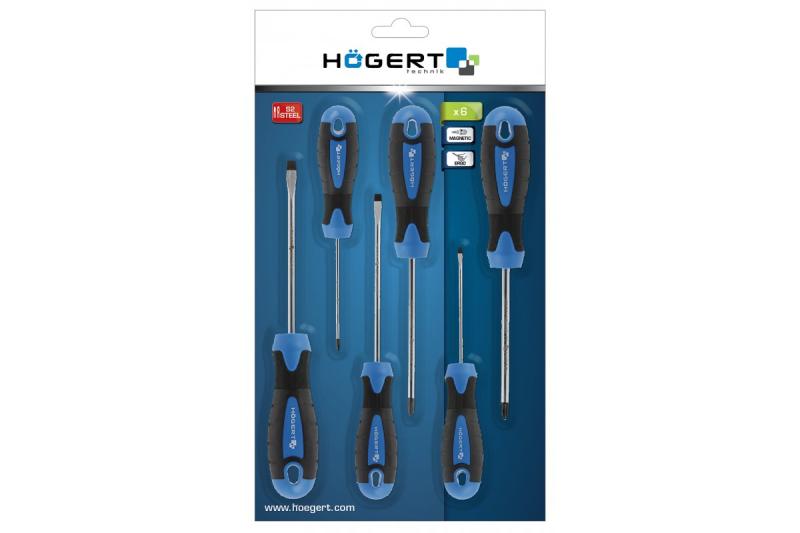 Hoegert Schroevendraaierset 6 stuks staal S2 1208959786