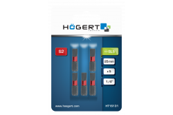 Hoegert Power schroevendraaier bit SL 5 25mm 5 stuks 1208959803