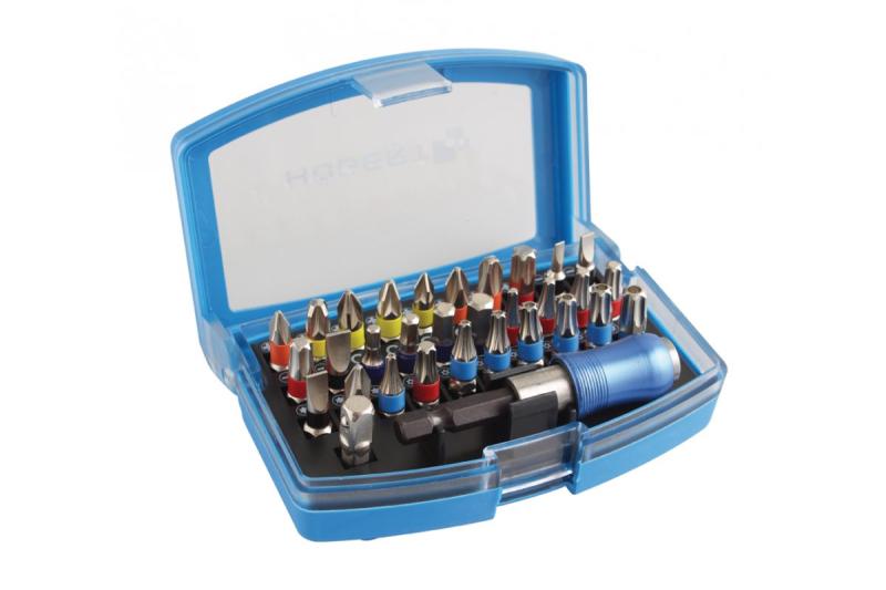 Hoegert 32-delige schroevendraaierbits set van S2 staal 1208959902