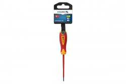 Hoegert Geïsoleerde sleufschroevendraaier 3 x 100 mm 1000 V S2 staal 1208960018