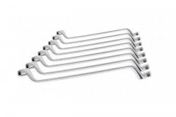 Hoegert Bi-hexagonale ringsleutelset 8 stuks CrV 6-22 mm DIN 838. 1208960079