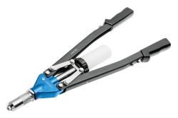 Hoegert Tweehandige popnageltang 530 mm vijf verwisselbare neusstukken maximaal 6,4 mm. 1208960154