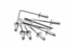 Hoegert Aluminium klinknagels 4x10 800 stuks 1208960169