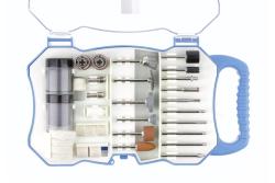Hoegert Set van reserveonderdelen voor de mini slijpmachine, 71 stuks. 1208960203
