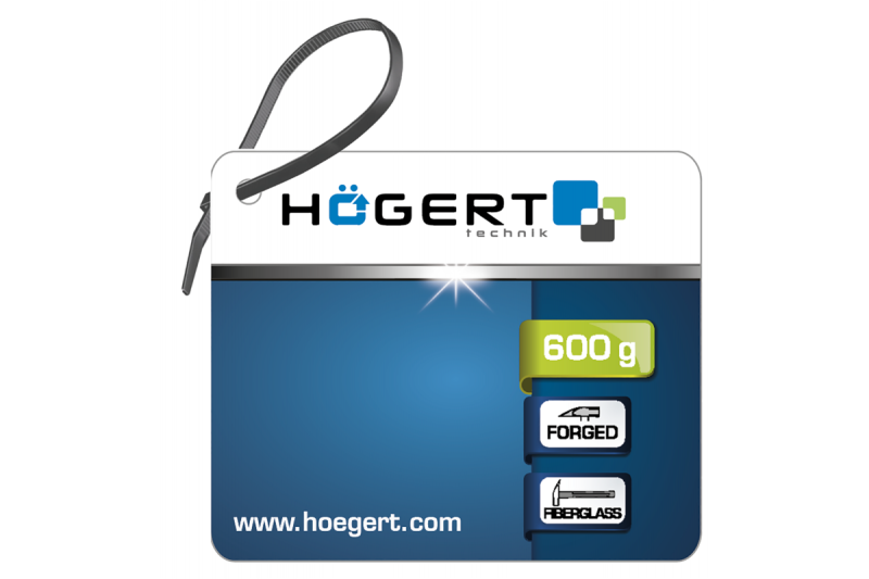 Hoegert Slotenmakershamer van 3 kg met glasvezelsteel 1208960248