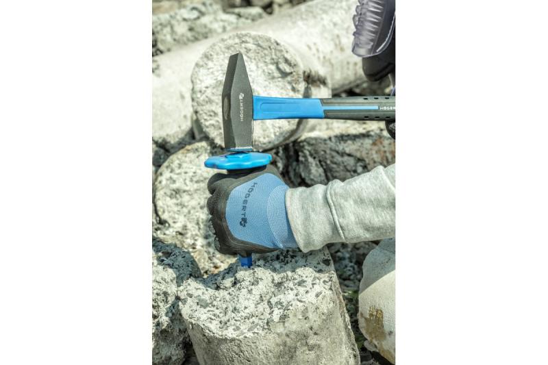 Hoegert Koude beitel met beschermkap breedte 17 mm lengte 300 mm. 1208960299