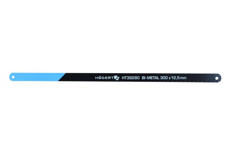 Hoegert Hacksawbladen 300 mm breedte 12,5 mm HSS-staal Bimetaal 24 TPI 2 stuks 1208960384