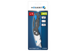 Hoegert Mes met trapeziumvormig lemmet dat inklapt 1 + 3 1208960417