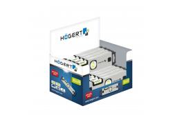 Hoegert Aluminium niveau 23 cm met 3 waterpasbellen voor verticale weergave. 1208960437