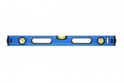 Hoegert Aluminium niveau 200 cm met 3 waterpasbellen. 1208960449