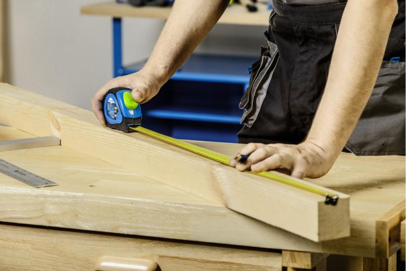 Hoegert Rolmaat 5 m x 19 mm MID-gecertificeerde teflon-gecoate band. 1208960485