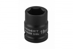 Hoegert Impact dopsleutel 1/2" 19mm kort 1208960532