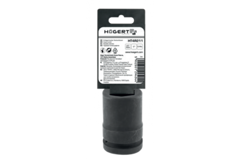 Hoegert Impact dopsleutel 1" 36 mm CrMo lang 1208960572