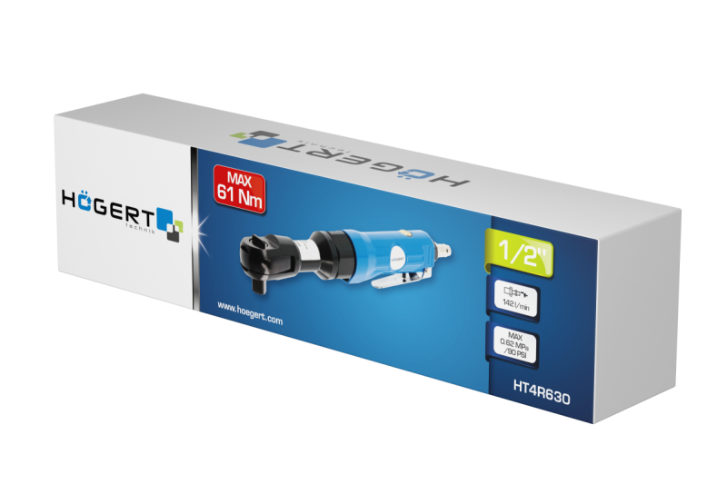 Hoegert Luchtsleutel 1/2" 61Nm 1208960614