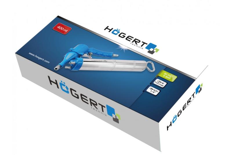 Hoegert Pneumatische vetspuit 400 ml 1208960629