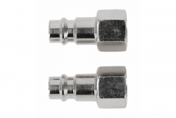 Hoegert Koppelingsadapter terminal vrouwelijk 1/4" 2 stuks 1208960635