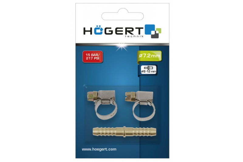 Hoegert Connector 8mm 3 stuks 1208960639