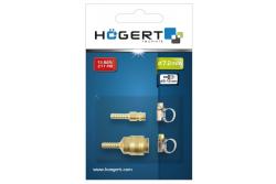 Hoegert Snelle connector 8mm 4 onderdelen 1208960640