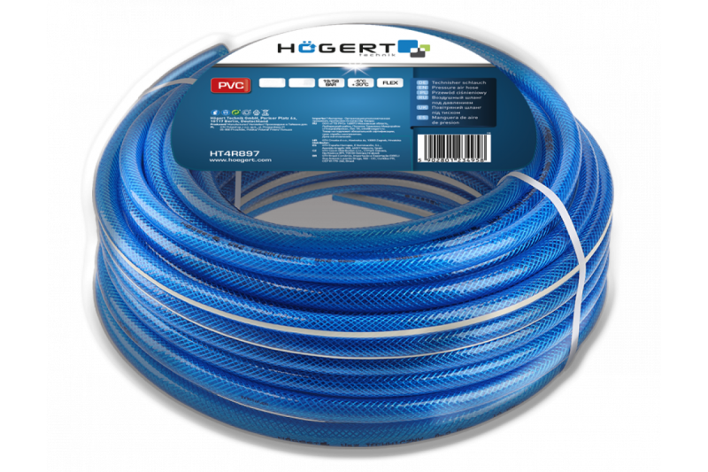 Hoegert Drukspuit PVC 25m 10x2.5mm rol 1208960653