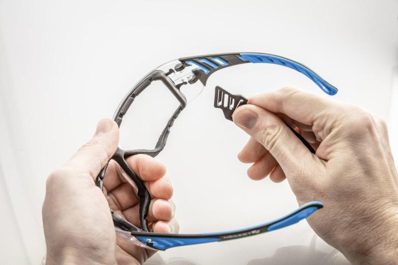 LOTZEN protective spectacles transparent/blue one size 1208960661