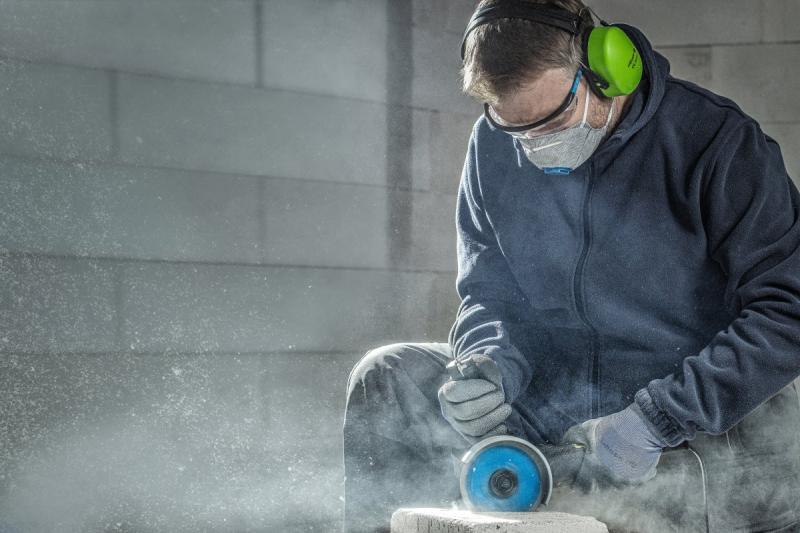 Dust half-mask with FFP1 valve, 3 pieces 1208960667