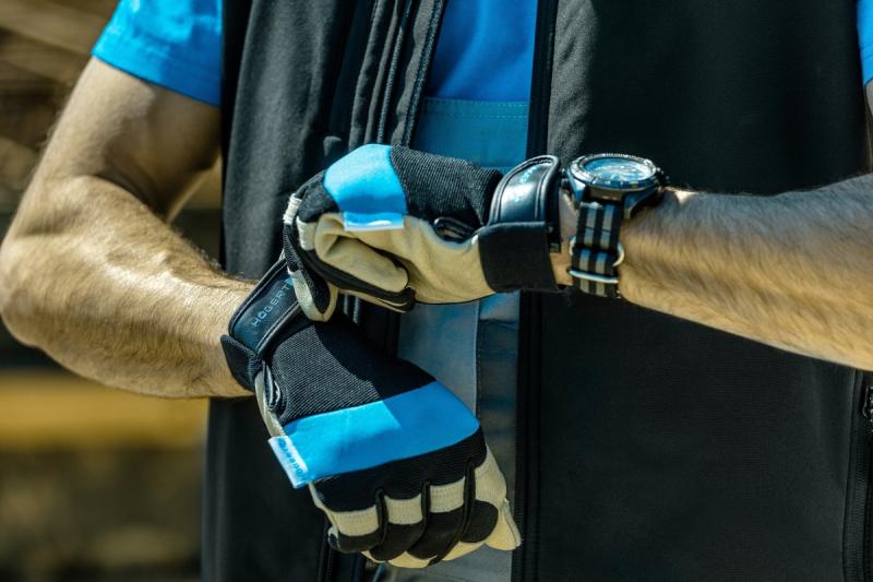 Protective gloves 9" with velcro adjustment 1208960696