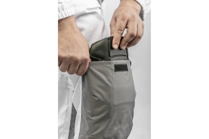 SALM Protective bib trousers white 2XL 1208961133