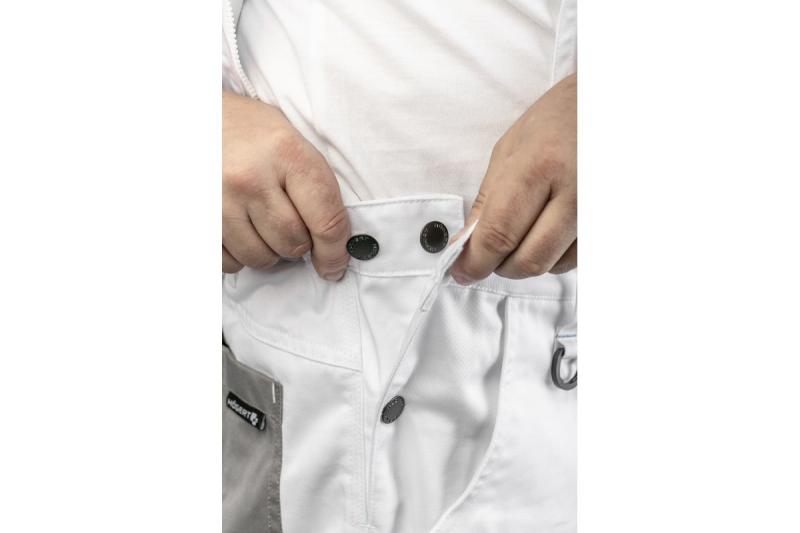 SALM Protective bib trousers white M 1208961135