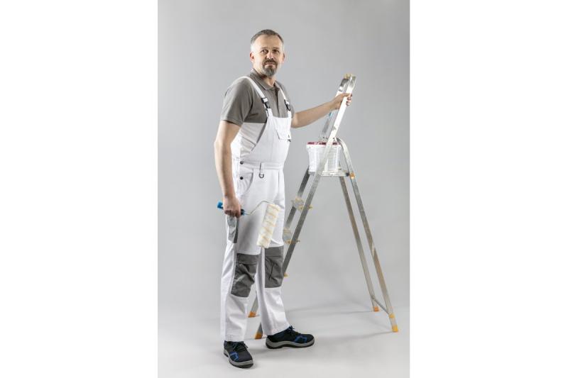 SALM Protective bib trousers white M 1208961135