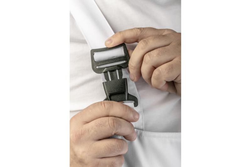 SALM Safety bib trousers white S 1208961136