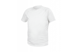 Polyester T-shirt, white, 3XL 1208961261