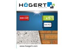 Hoegert Metselboor SDS+ 5-delige set: 3 x 6 mm, 8 mm, 10 mm. 1208961717
