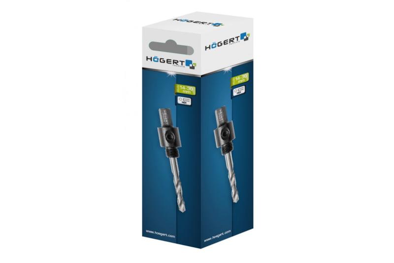 Hoegert Bi-metalen gatzaaghouder 14-30 mm zeskant 3/8 inch. 1208961757