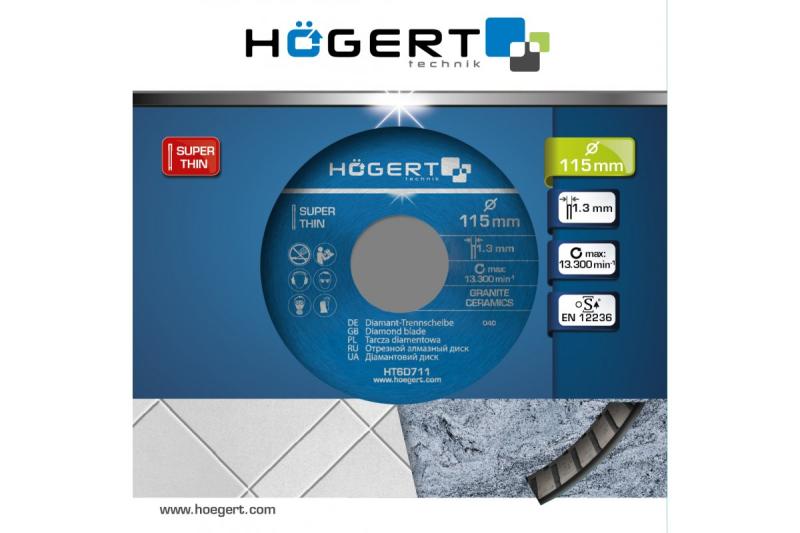 Hoegert Diamantschijf 115 mm super dun 1208961833