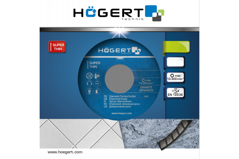Hoegert Diamantschijf 230 mm super dun 1208961835