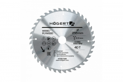 Hoegert TCT zaagblad 255x40Tx30 1208961866