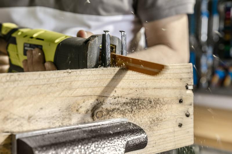 Hoegert 150 mm universeel reciprozaagblad met 6 TPI en 10 TPI tanden per inch (dubbelzijdig blad dat beide kanten op snijdt) 1208961908