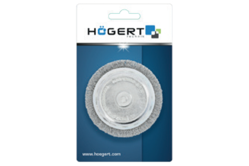 Hoegert Voorste borstel met een pin van 75 mm roestvrijstalen draad van 0,3 mm. 1208961963