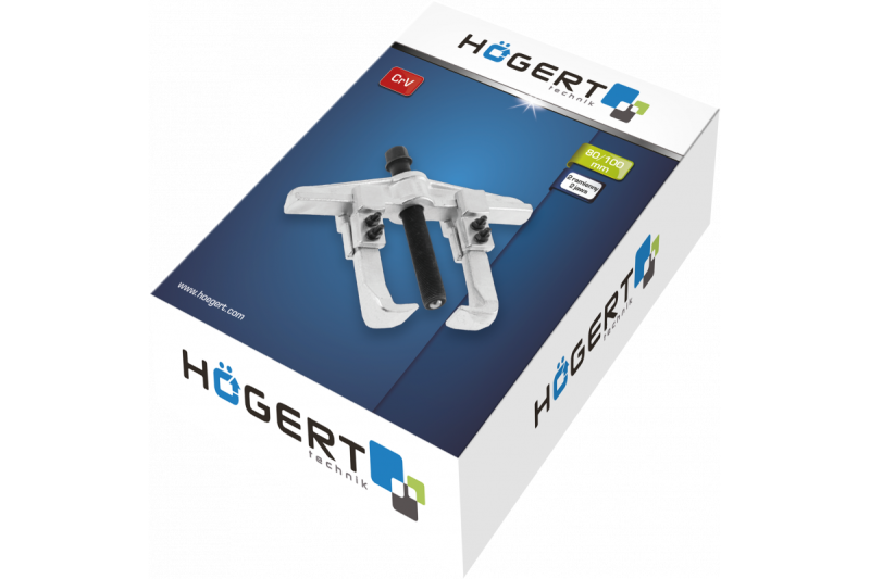 Hoegert Twee-armige kaaktrekker 80/100mm 1208962156