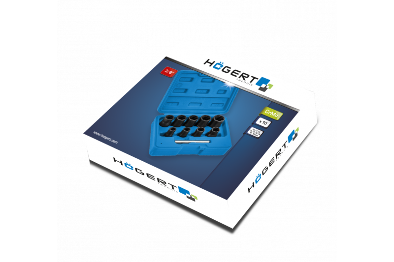 Hoegert Torsie dopsleutelset 10 stuks 1208962241