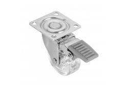 Transparent caster with brake 1208962364