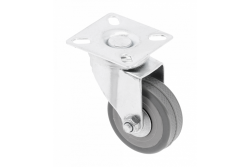 Furniture wheel GREYROLL, 50 mm, gray, without brakes 1208962374